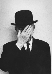 Portrait of René Magritte, 1965, © Duane Michals, Brussels